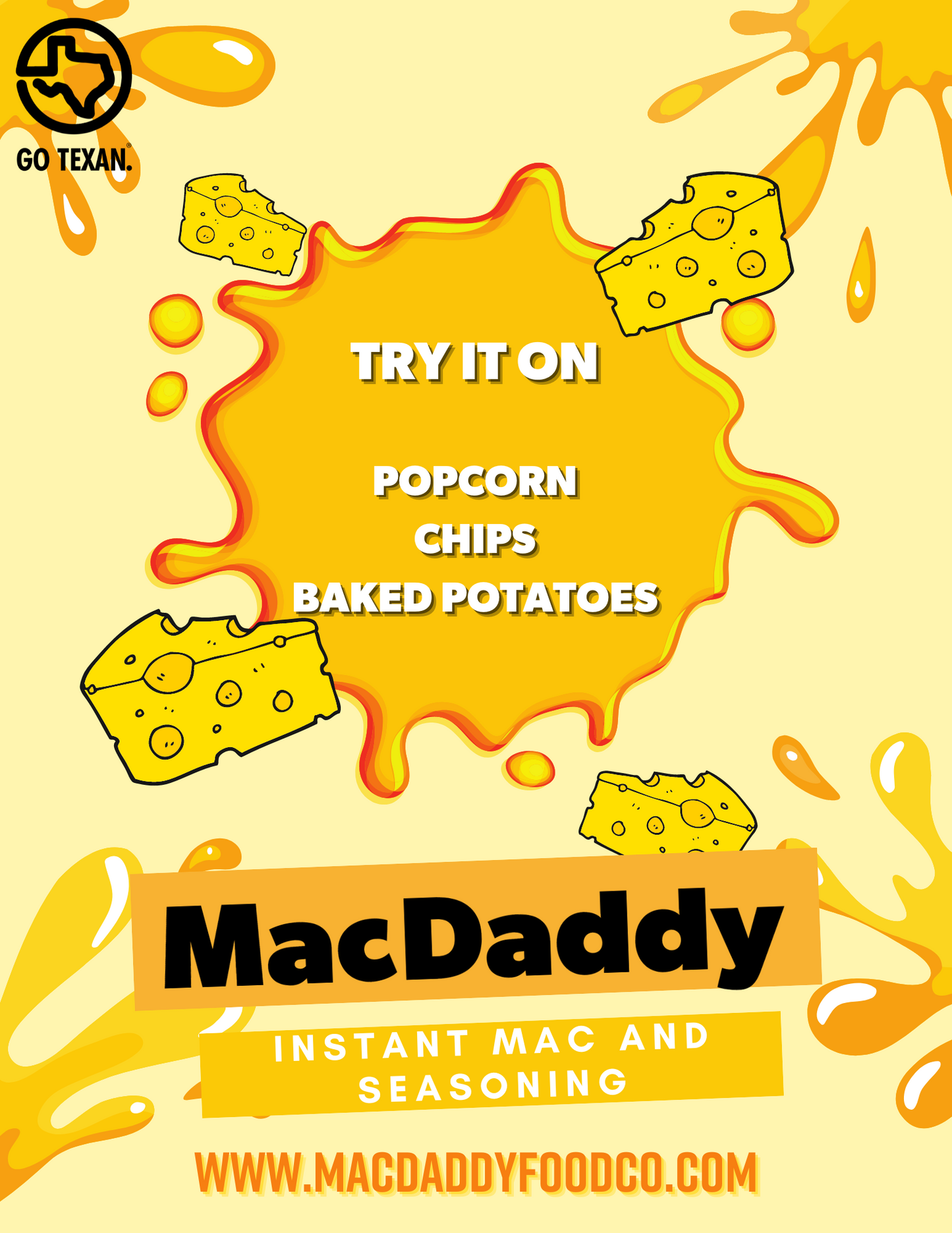 MacDaddy Organic White Cheddar Mac and Cheese Sauce Mix and Seasoning 8 oz