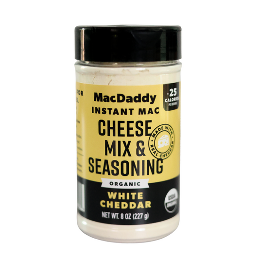 MacDaddy Organic White Cheddar Mac and Cheese Sauce Mix and Seasoning 8 oz